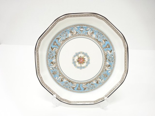 WEDGWOOD　ウェッジウッド　フロレンティーンターコイズ　プレート(24センチ)　洋食器